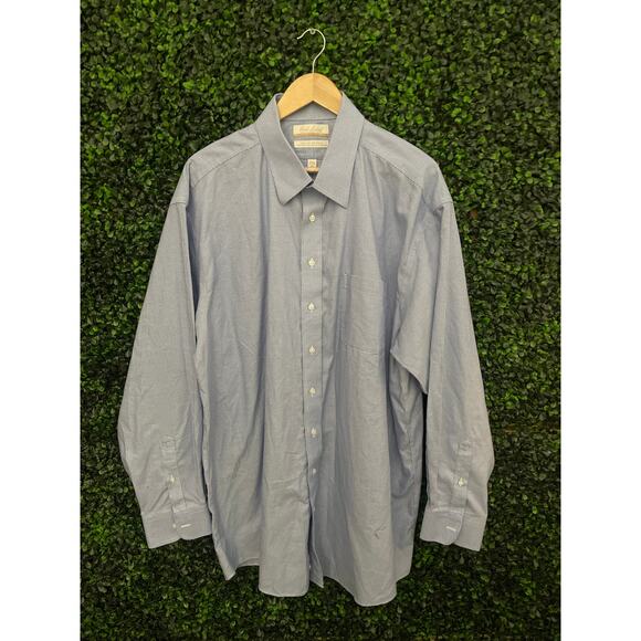 Gold Label Roundtree & Yorke Men’s Dress Shirt Non-Iron Size 18 (36) - Picture 1 of 5